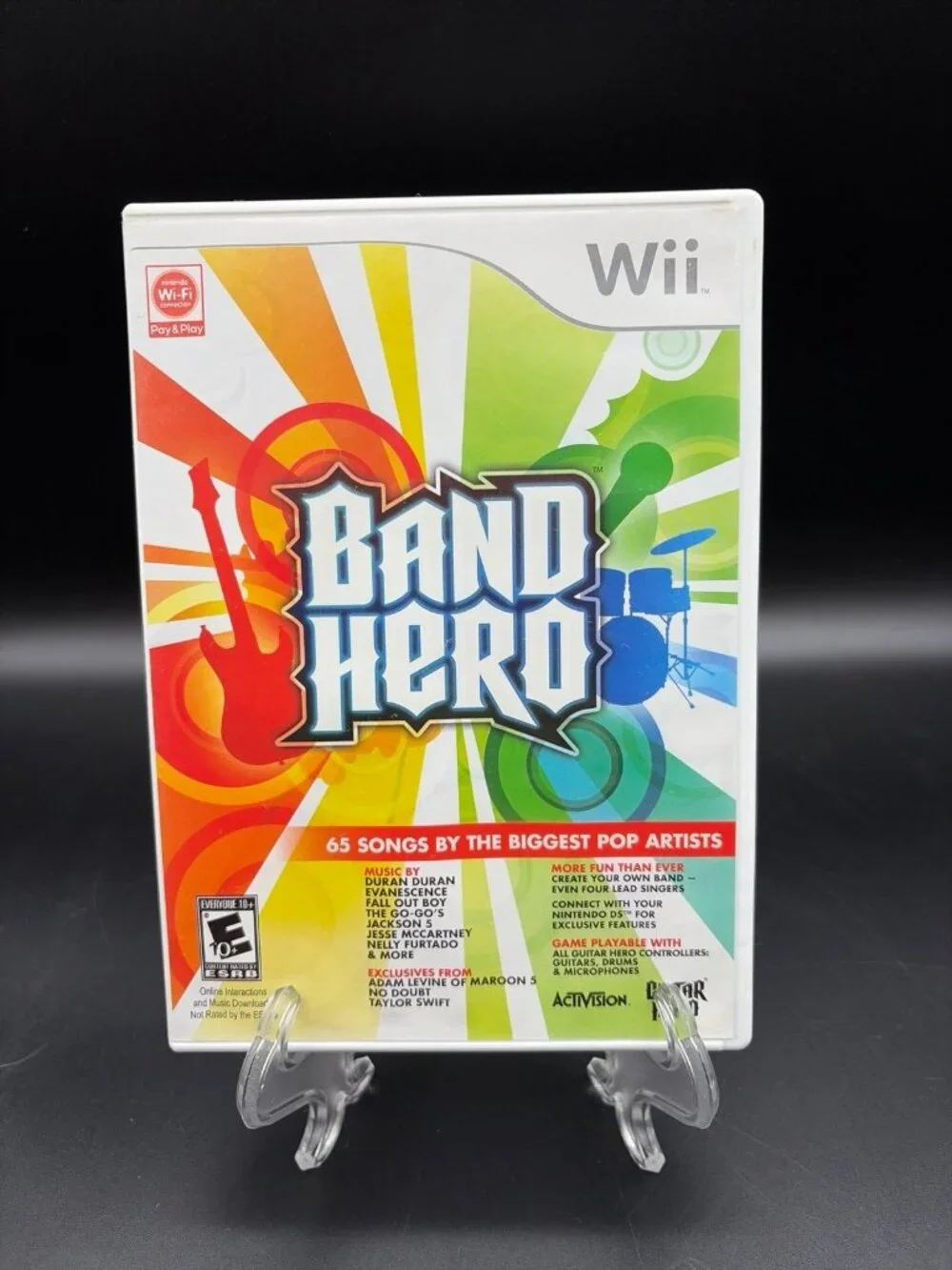 Band Hero (Nintendo Wii, 2009) Complete w/ Manual CIB Tested Working